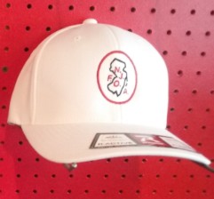 R457 - NJFOA Richardson  Mesh Flexfit Hat - White Only